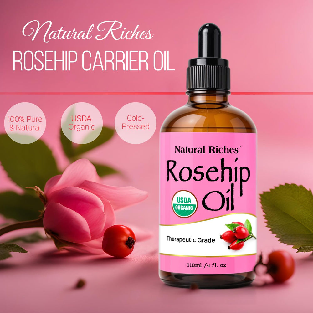 Natural Riches oil drops on skin showing lightweight texture and quick absorption benefit