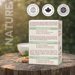 Nature by Canus ingredient label emphasizing sustainable sourcing benefit