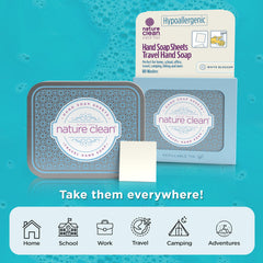 Nature Clean lather on hands illustrating effective cleansing foam