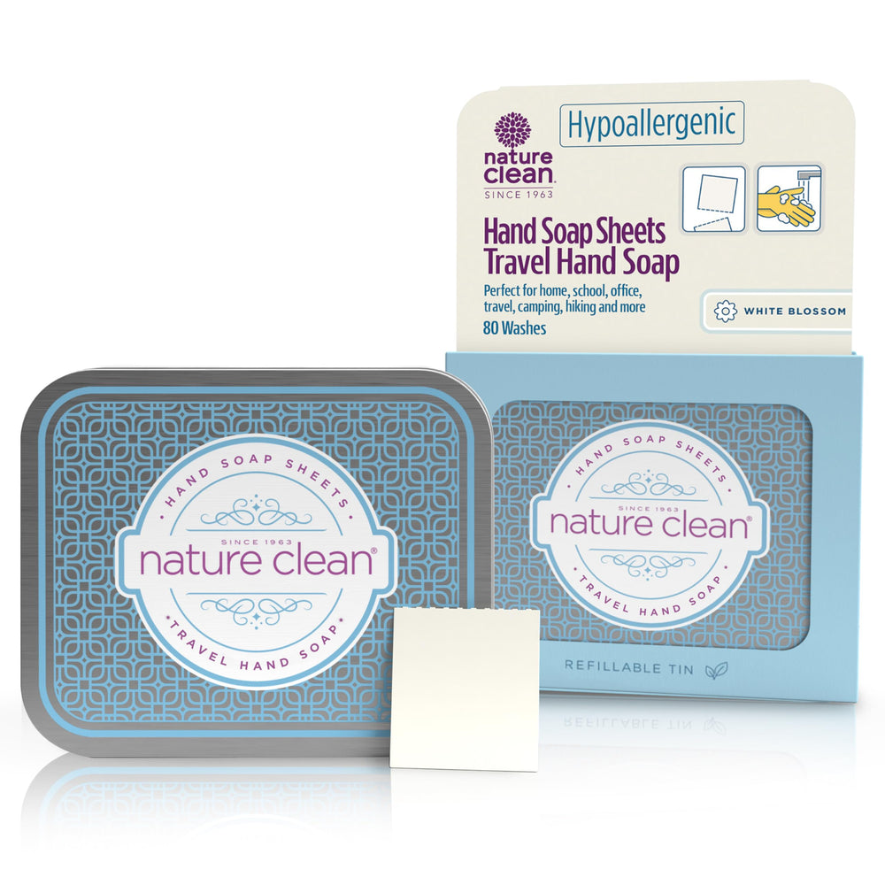 Nature Clean product label detail displaying ingredients and benefits
