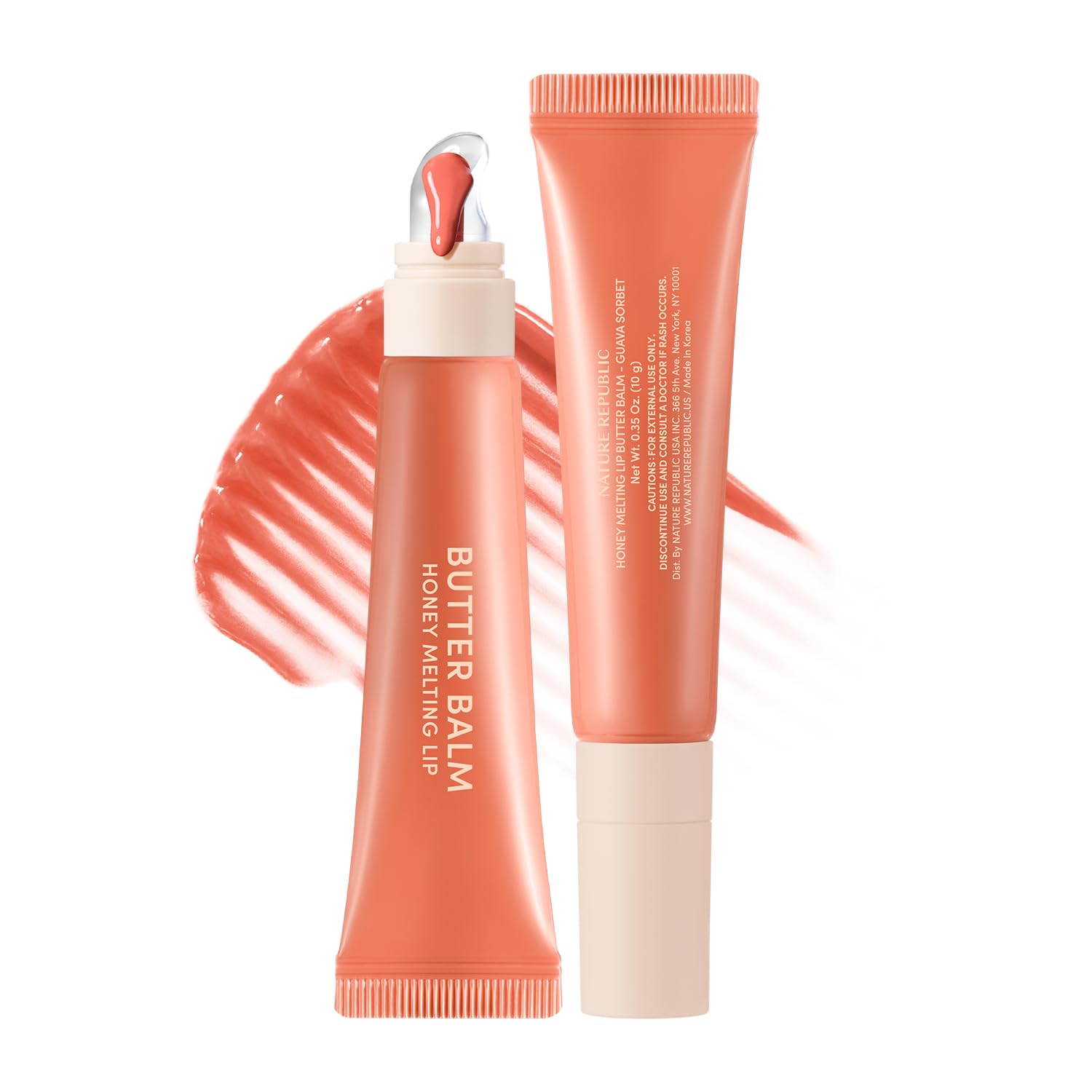 Nature Republic Guava Sorbet front tube showing packaging and portable design benefit