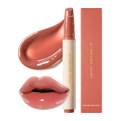 Nature Republic front view of twist-up stick showing shape and shade 06 Coco