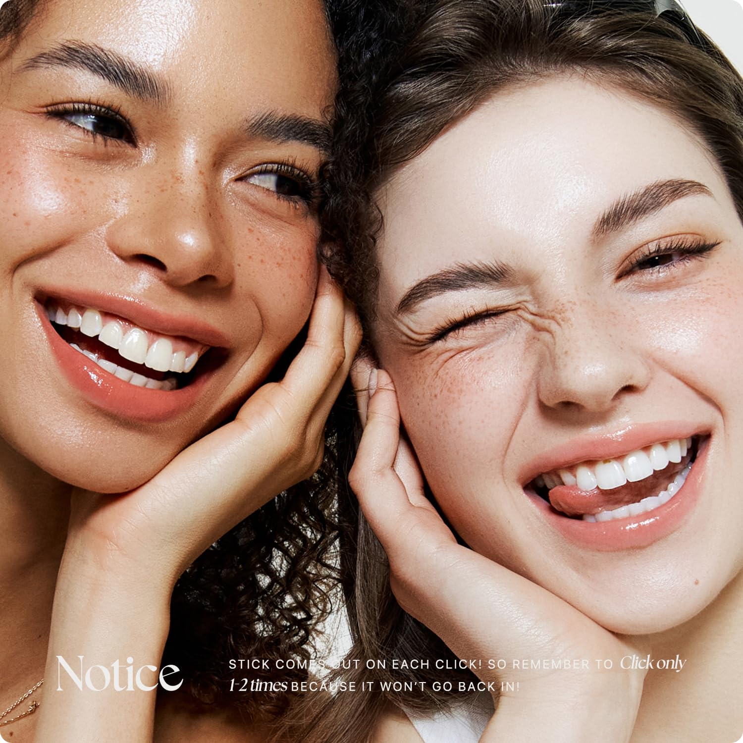 Nature Republic Apricot shade applied on lips giving warm, glowing nude look
