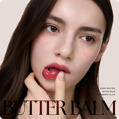 Nature Republic lip butter tucked inside a purse for easy on-the-go touchups
