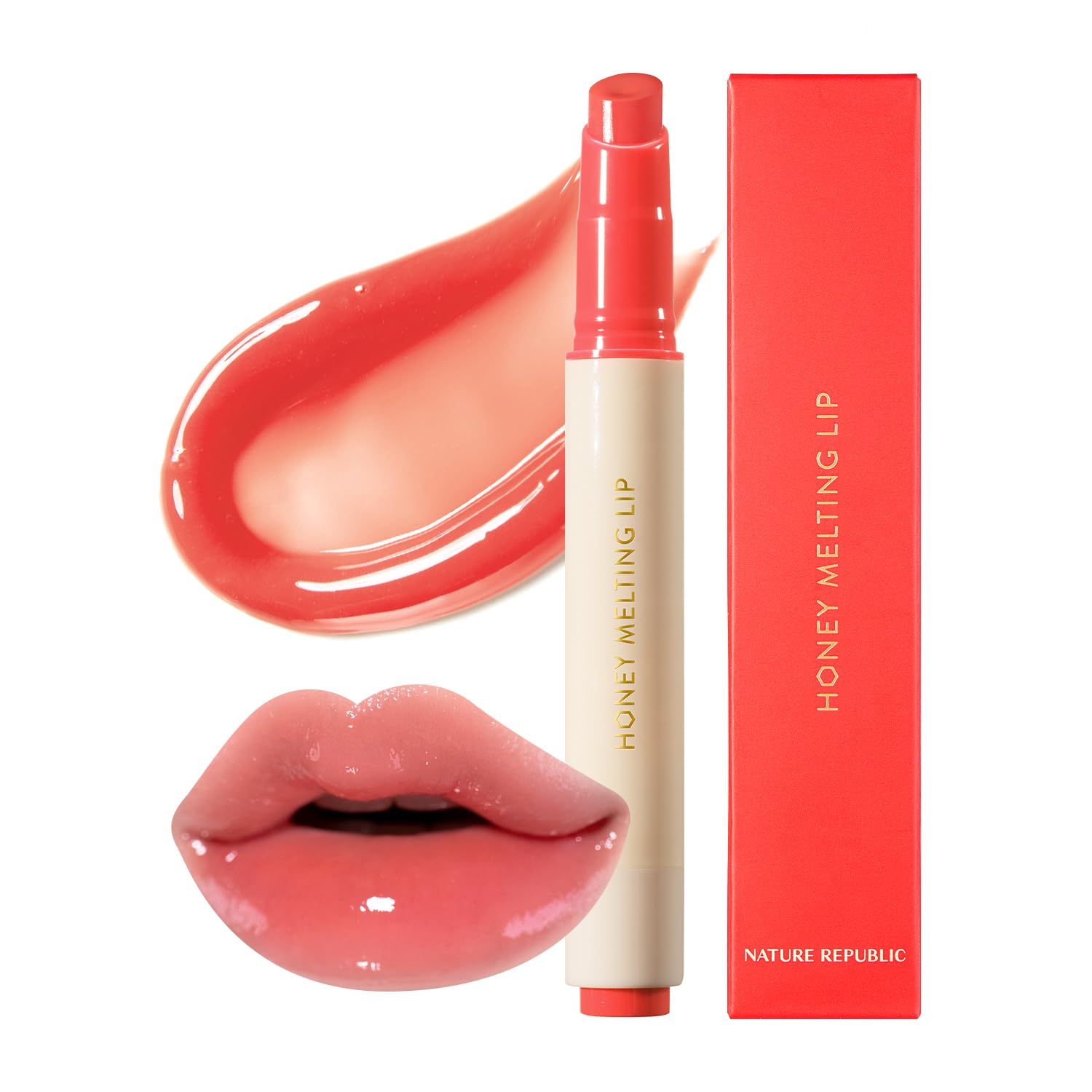 Nature Republic front packaging showing product name and shade, convenient travel-ready