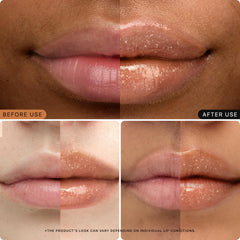 Nature Republic close-up shimmer detail showing fine glints for luminous lips