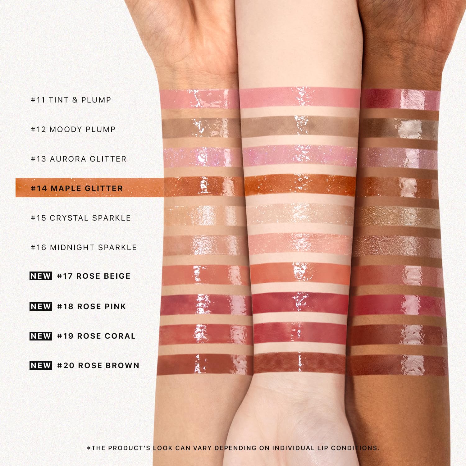 Nature Republic model wearing Maple shade showing wearable, glossy effect