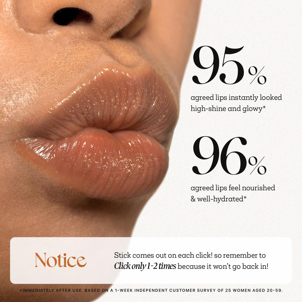 Nature Republic open stick revealing balm tip for easy, hygienic application