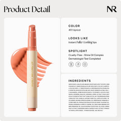 Nature Republic lip stick held in hand for scale and travel-friendly convenience