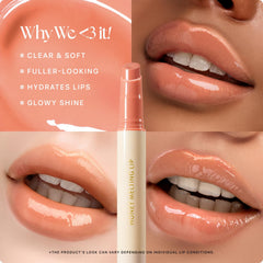 Nature Republic close-up texture swipe showing glossy, hydrating finish