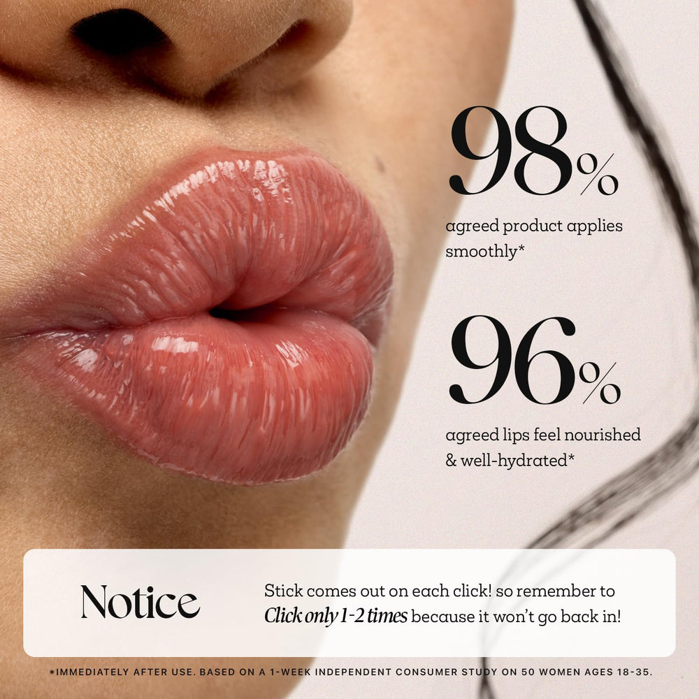 Nature Republic lip application on model demonstrates sheer coral tint