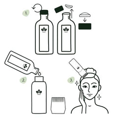Nature Spell application of oil to scalp with massage demonstrating circulation benefit