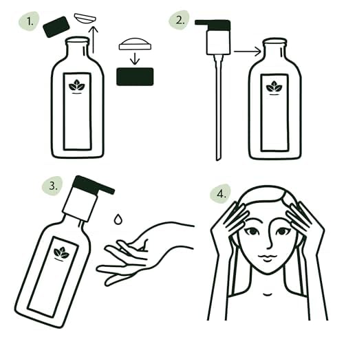 Nature Spell before and after hair comparison showing reduced breakage benefit
