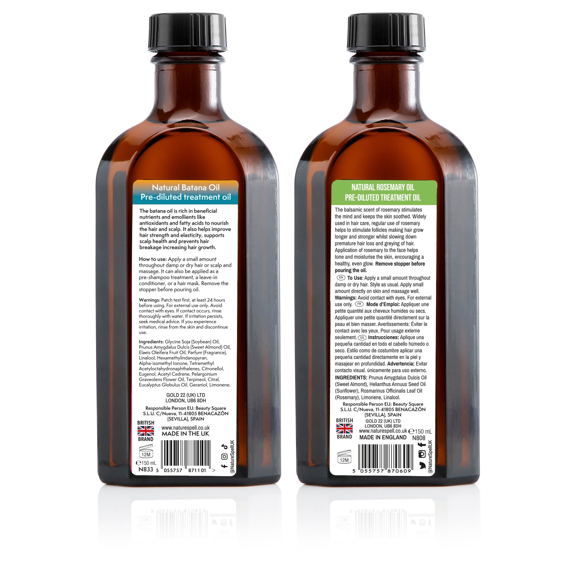 Nature Spell duo styled on bathroom shelf showing everyday routine benefit
