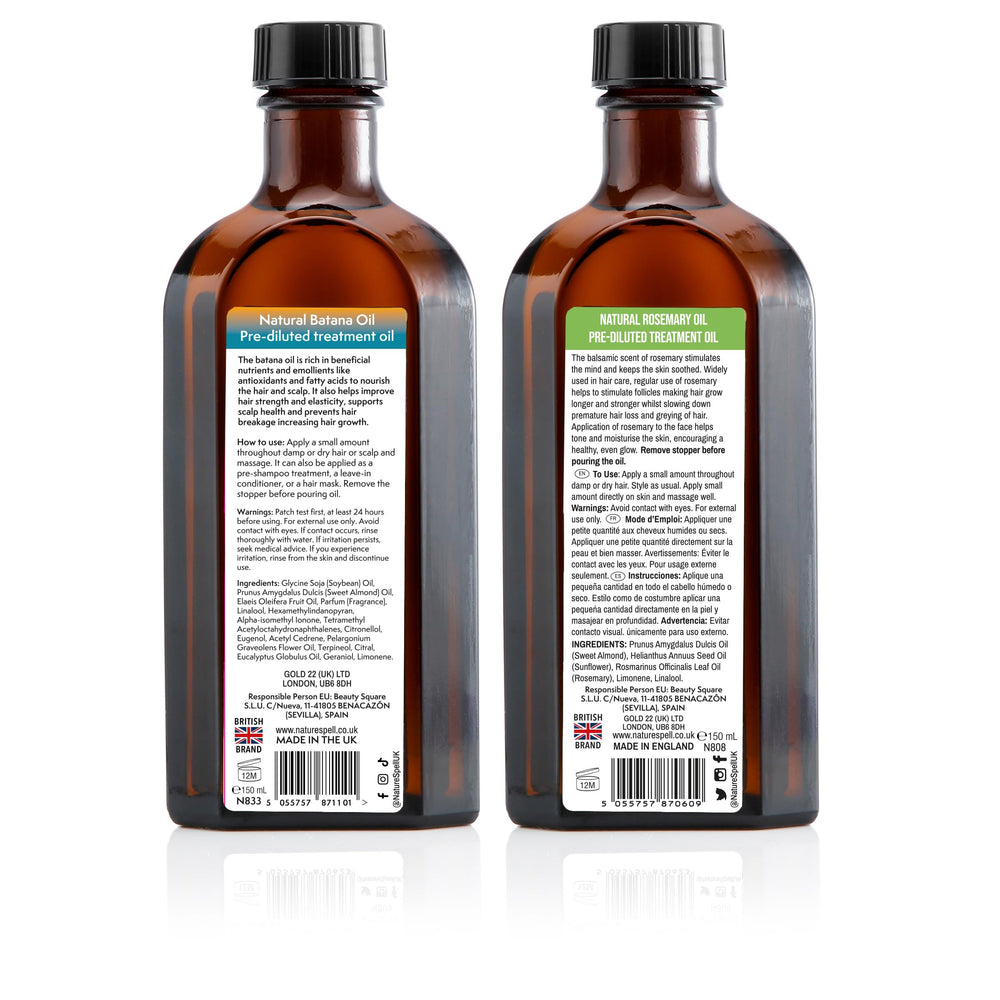 Nature Spell duo styled on bathroom shelf showing everyday routine benefit