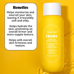 NATURE WELL in-shower use with hands lathering for invigorating routine