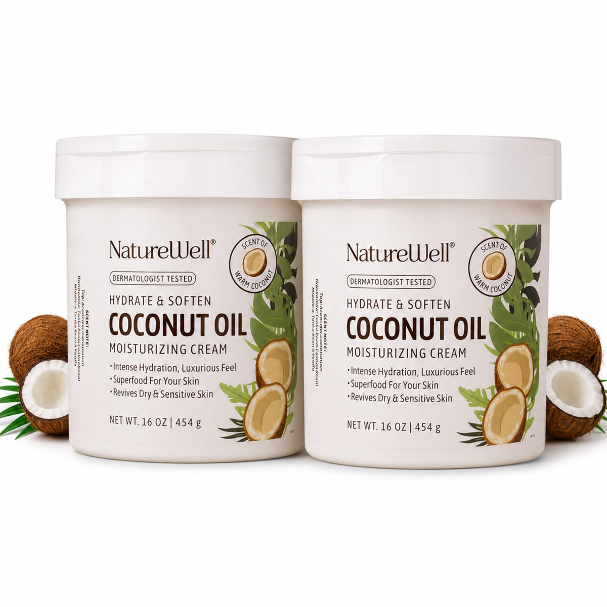 NATURE WELL front jar showing label and 16 oz size for value