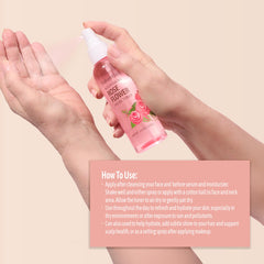 NATURE WELL spritz to hair demonstrating frizz control and subtle conditioning
