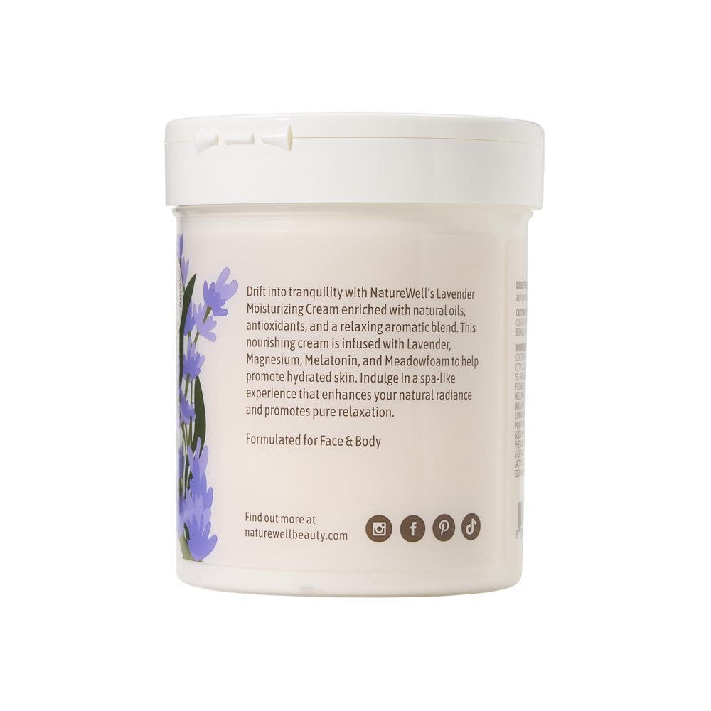 NATURE WELL label close-up showing dermatologist-tested claims
