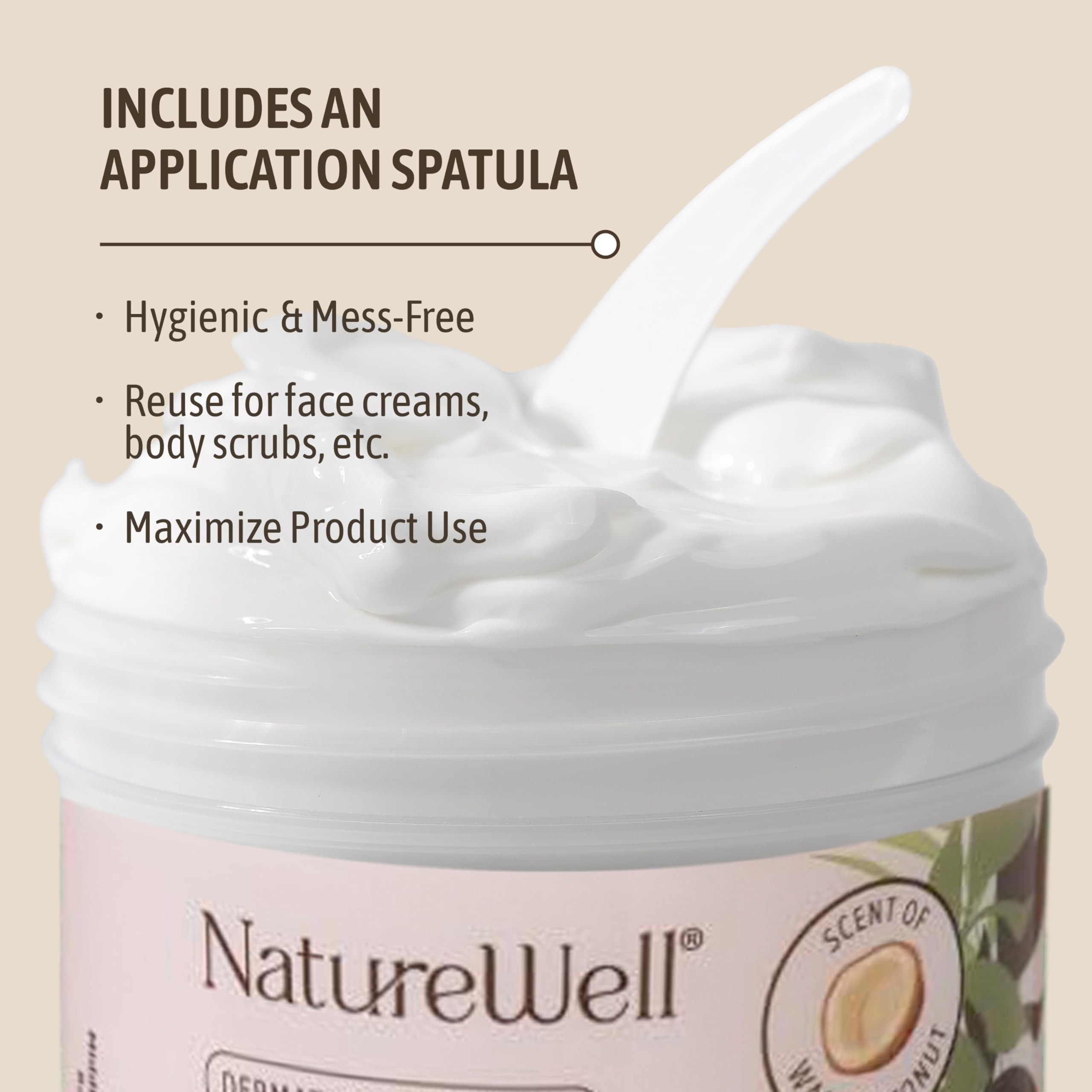 NATURE WELL next to common items showing 16 oz scale and value