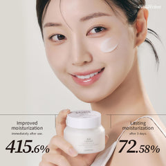 NATURECLASS open jar revealing smooth cream for deep moisturization benefits