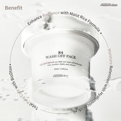 NATURECLASS applying mask on hand to show even spread and easy rinsing