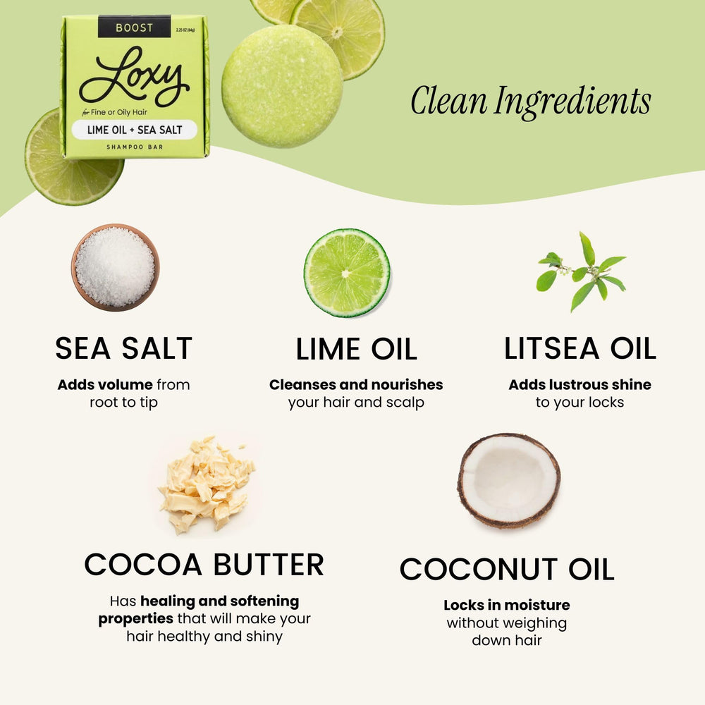 NATURÉL Loxy Boost close-up of sea salt texture adding lift and grip