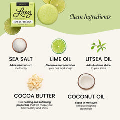NATURÉL Loxy Boost close-up of sea salt texture adding lift and grip