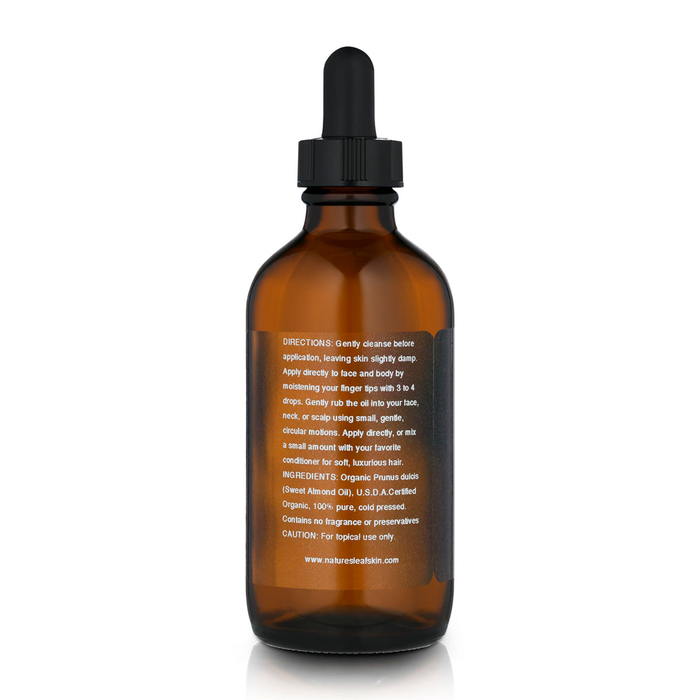 Natures Leaf applying oil on skin for deep hydration and soft feel