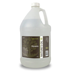 Nature's Oil front-facing gallon container showing clear label and benefit
