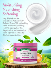 Nature's Truth applied to cheek showing smooth, moisturized skin
