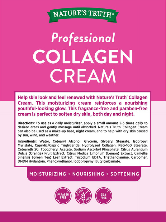 Nature's Truth creamy texture close-up highlighting rich hydration