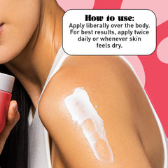 NATURE WELL being applied to forearm demonstrating smooth hydration benefit