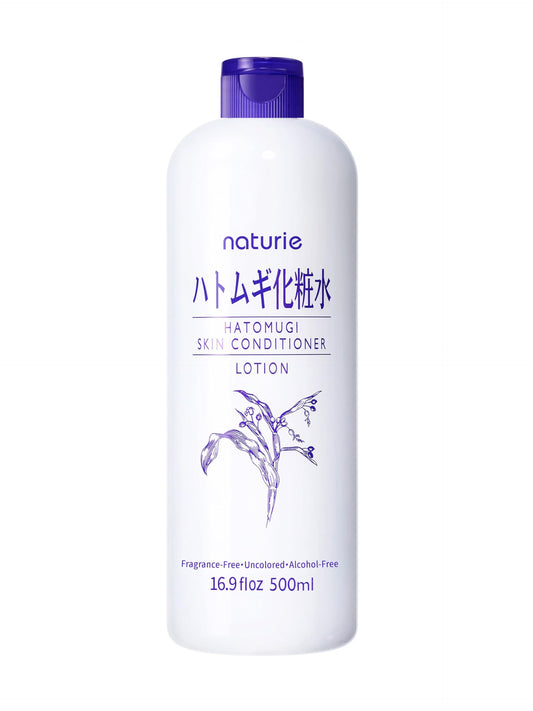 naturie bottle front view showing label and 500ml size, clear hydration boost