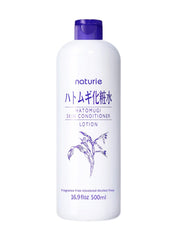 naturie bottle front view showing label and 500ml size, clear hydration boost