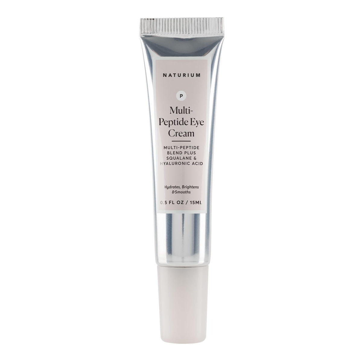 Naturium eye cream front jar showing product packaging and clear benefit