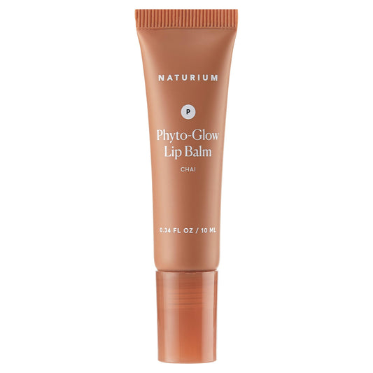 Naturium Phyto-Glow front packaging showing chai tint and glossy finish
