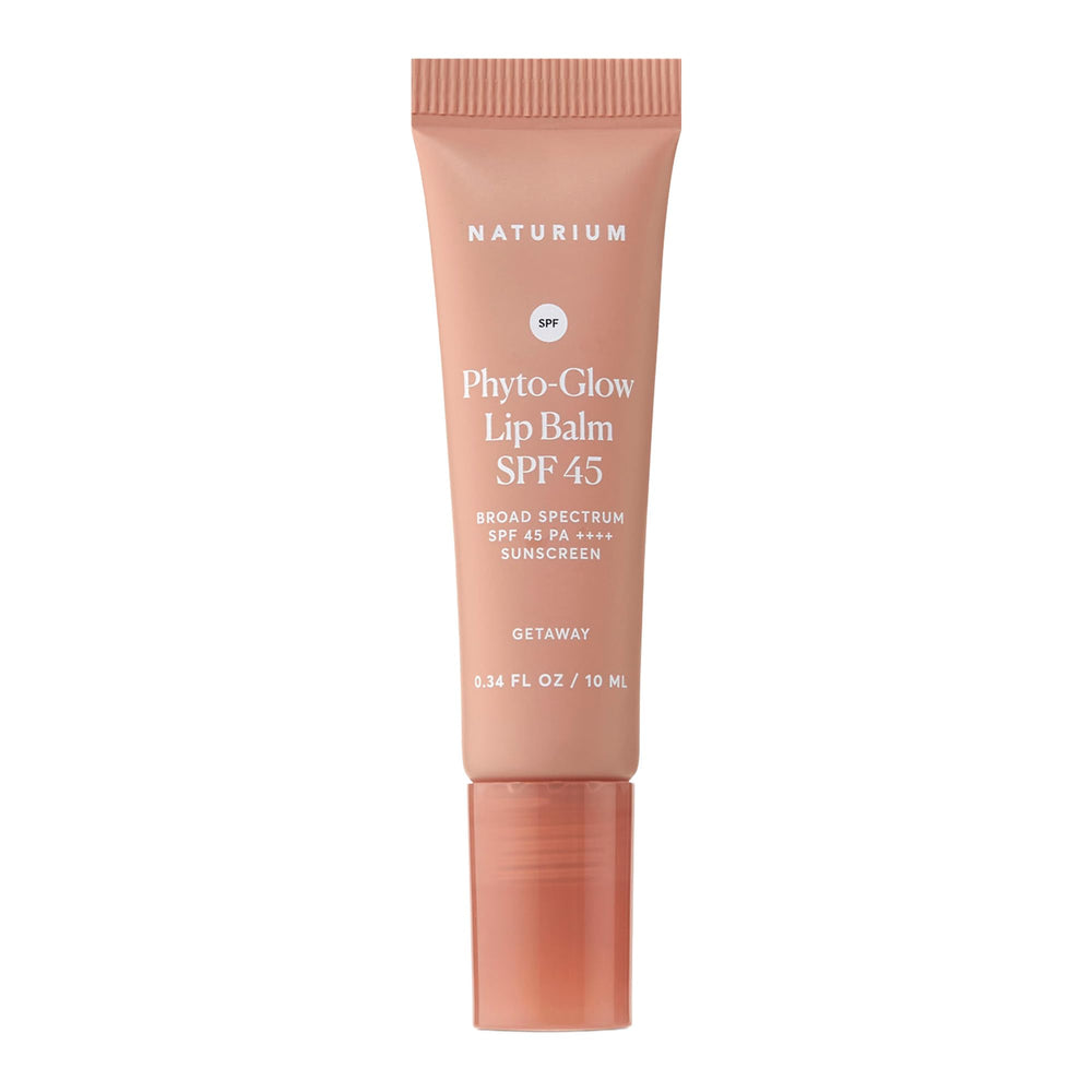 Naturium Phyto-Glow front packaging showing tinted lip balm and SPF benefit