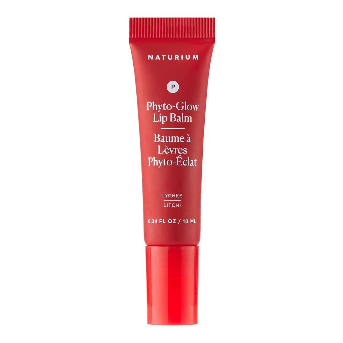 Naturium Phyto-Glow front packaging showing lychee shade and glossy finish