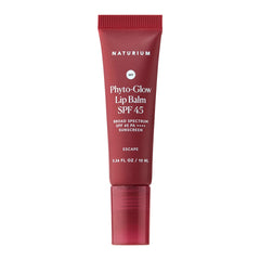 Naturium Phyto-Glow front tube showing label and compact travel size with SPF benefit
