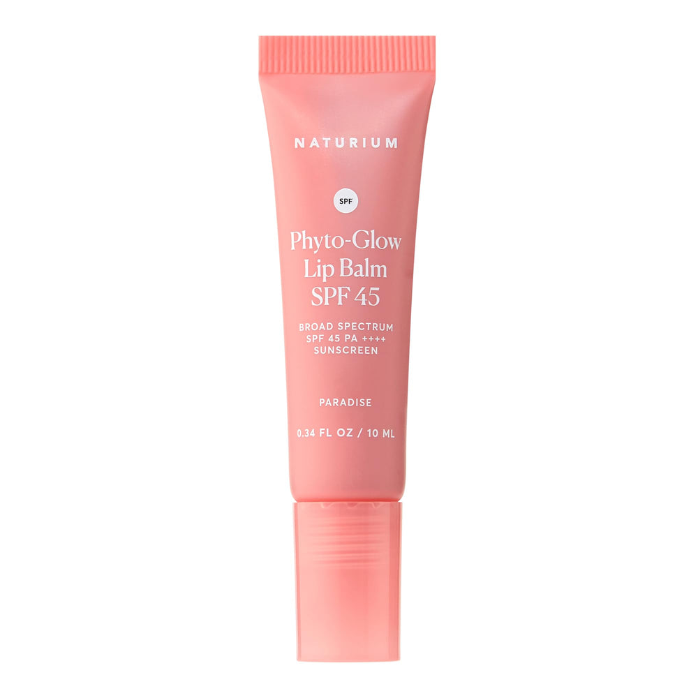 Naturium Phyto-Glow front packaging showing tint and SPF45 protection benefits