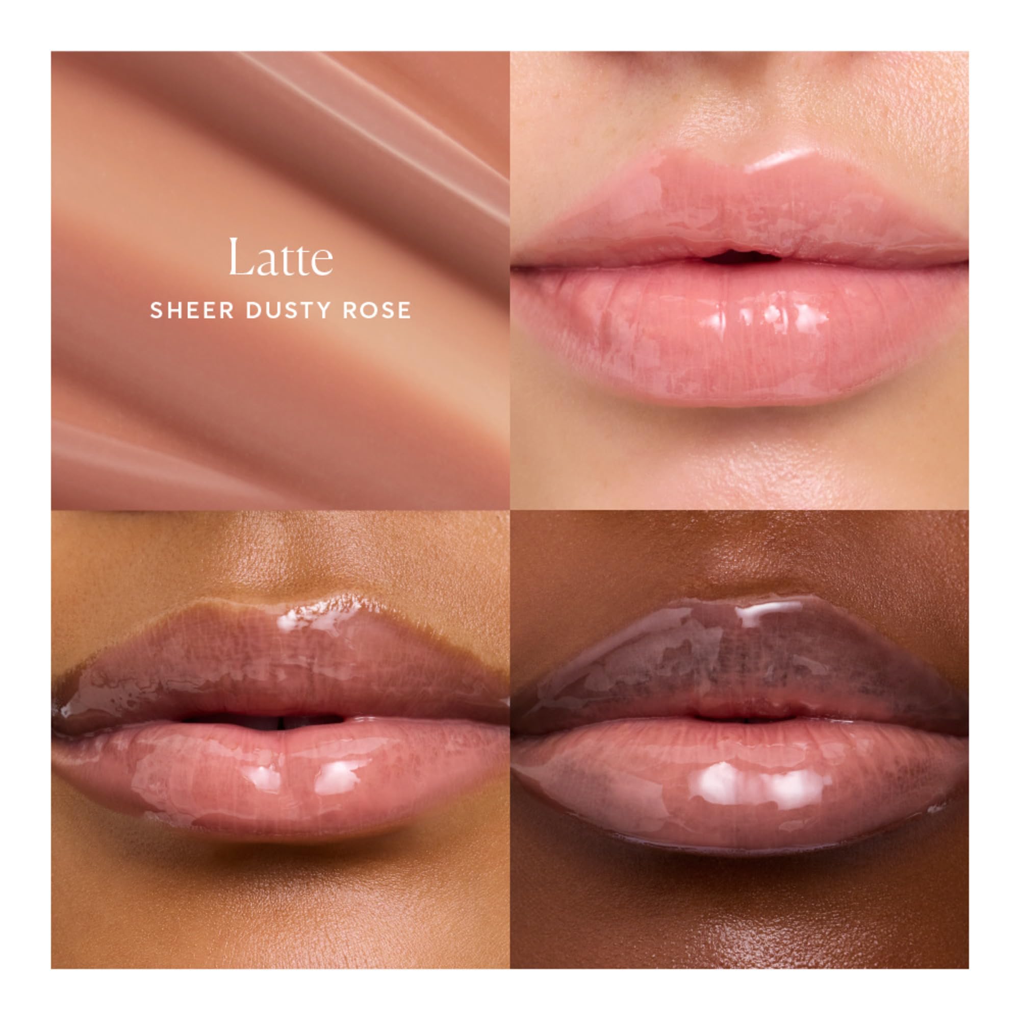 Naturium Phyto-Glow lip balm next to shea and cupuacu butters highlighting nourishing ingredients