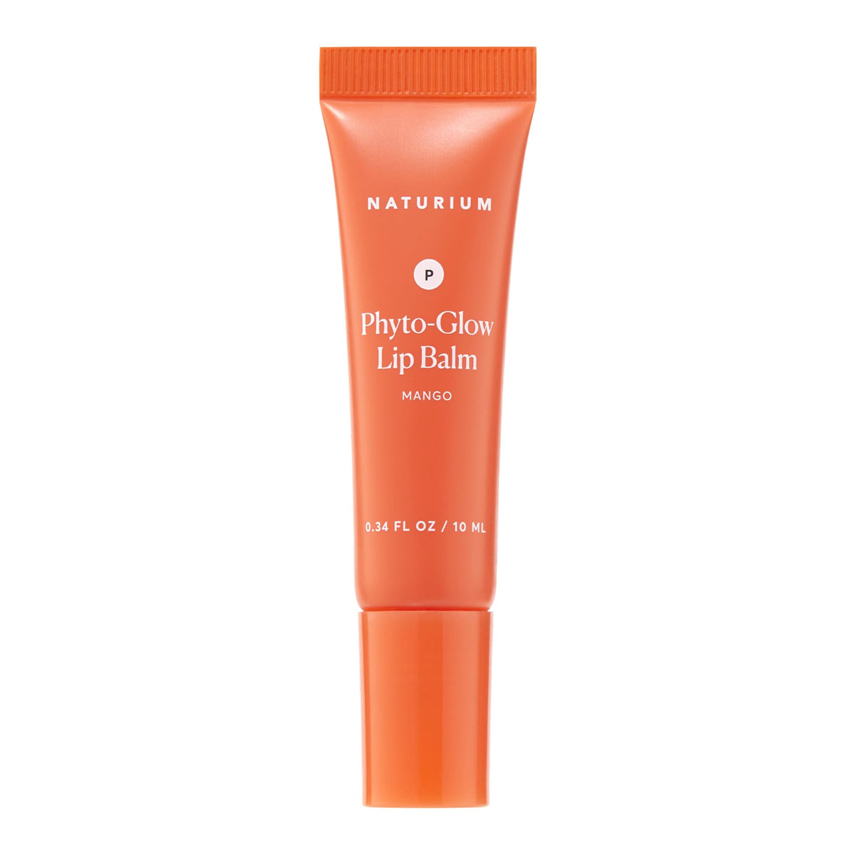 Naturium Phyto-Glow Lip Balm front view showing mango flavor and glossy finish benefit