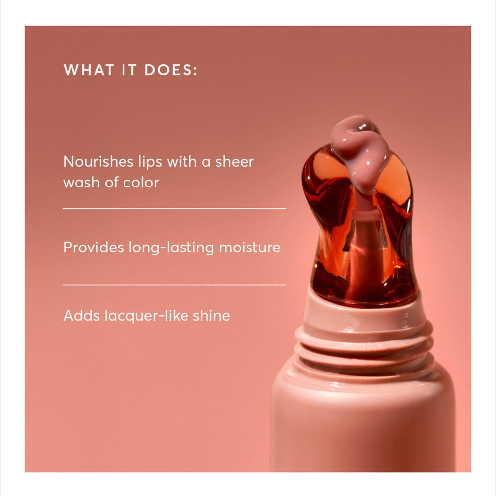 Naturium Phyto-Glow lip balm open with creamy texture visible for smooth hydration benefit