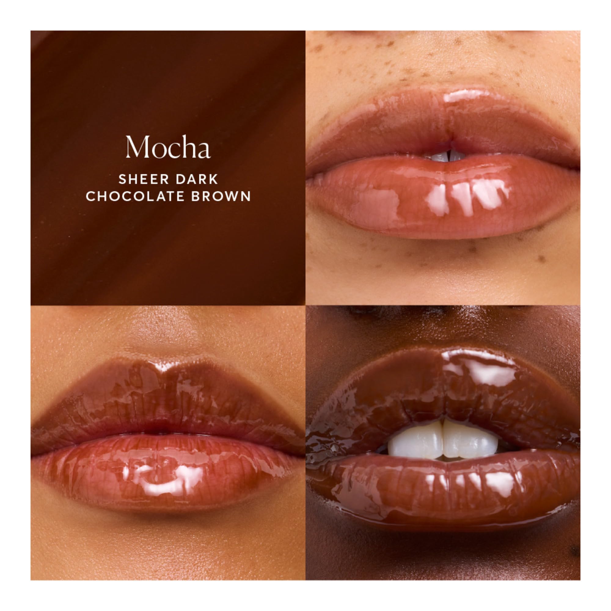 Naturium Phyto-Glow Lip Balm swatch on wrist showing mocha tint and hydrating sheen