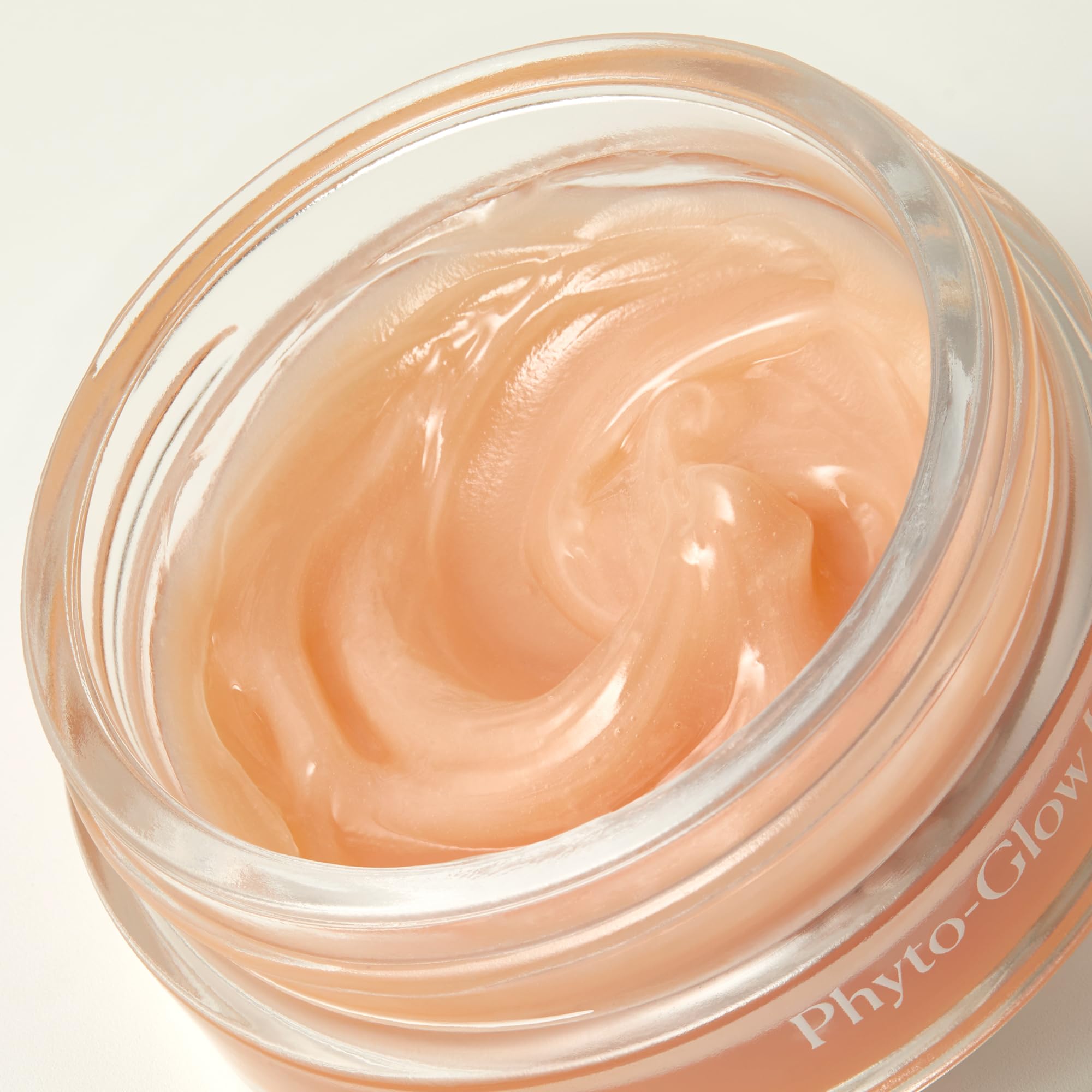 Close-up of Naturium Phyto-Glow label displaying ingredient highlights and product clarity benefit