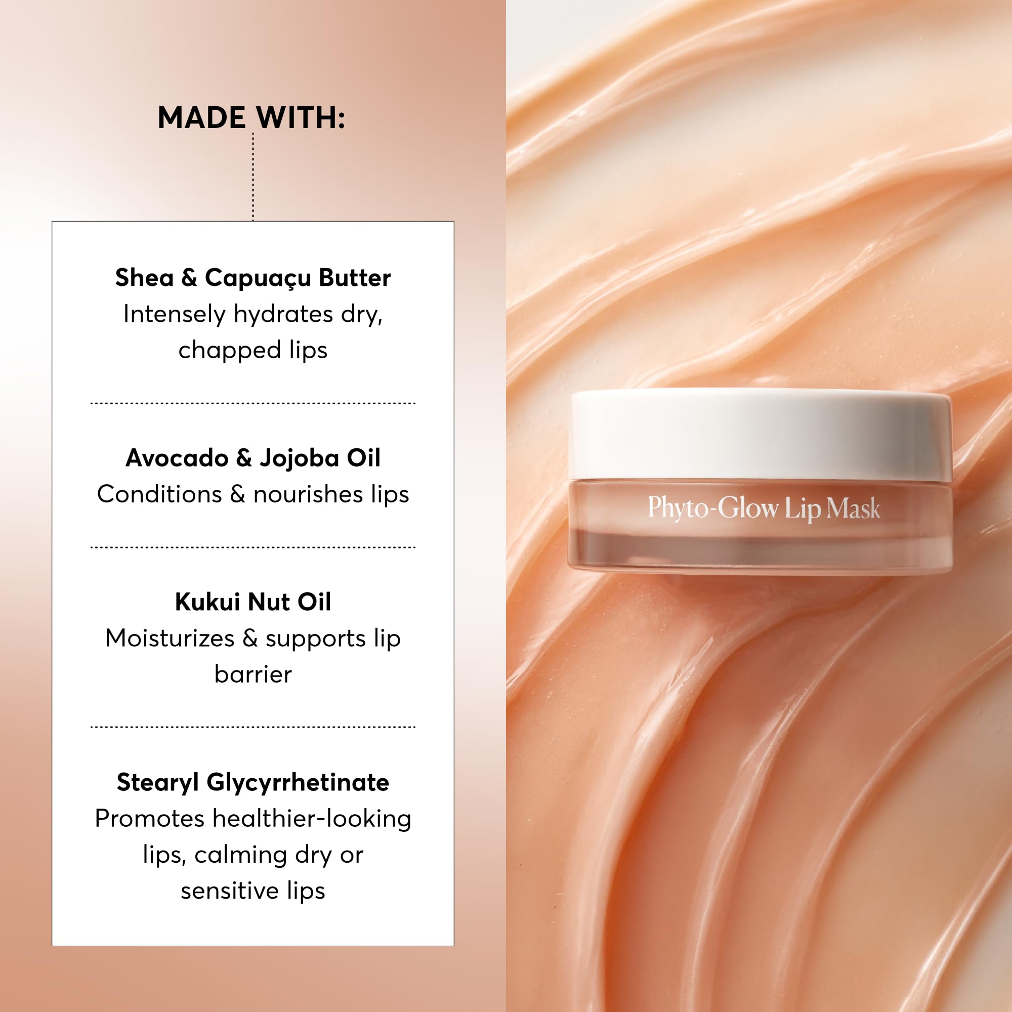 Size comparison showing Naturium 0.5 oz lip mask beside everyday items for portability and convenience