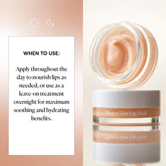 Overnight application on lips demonstrating Naturium Phyto-Glow mask restoring moisture while sleeping