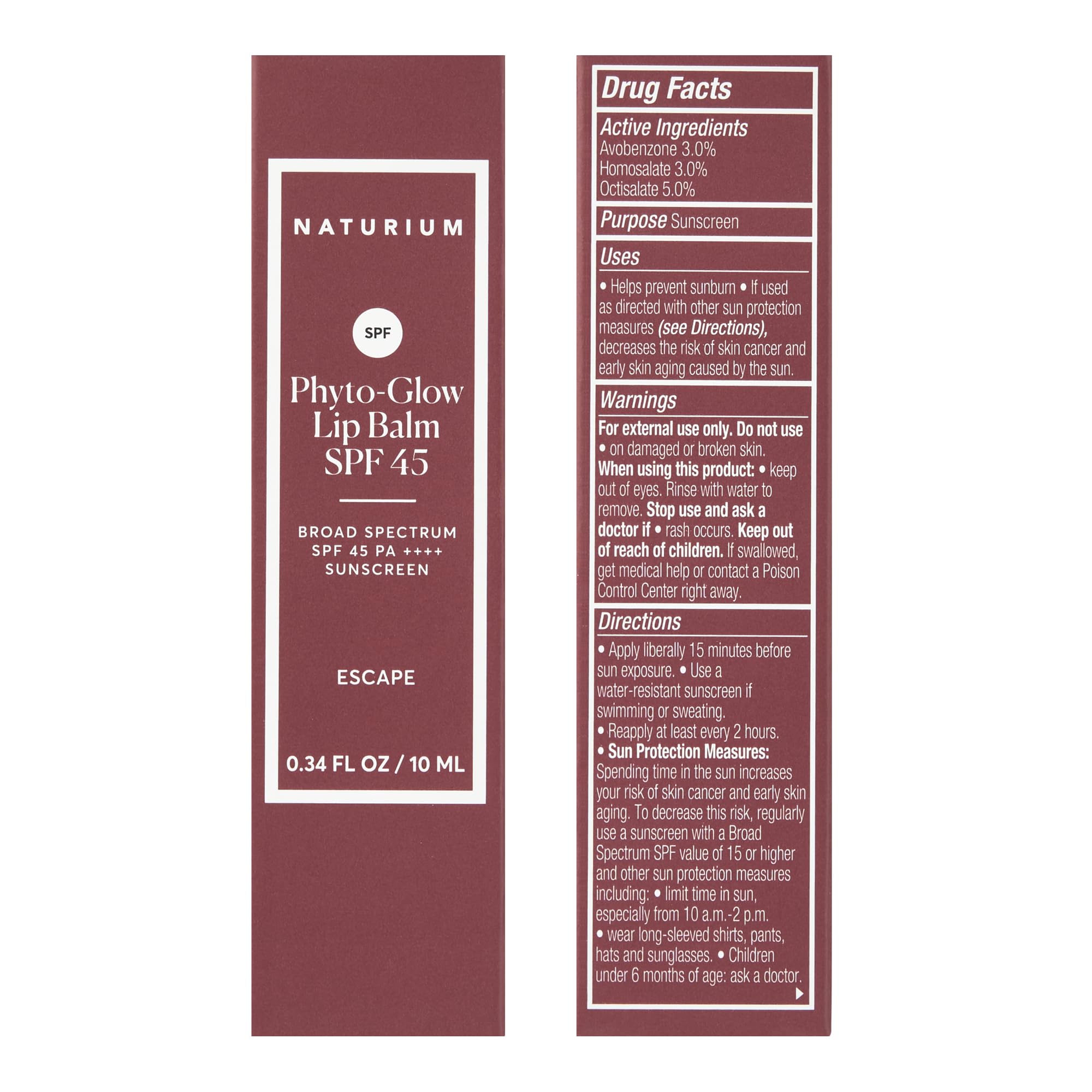 Naturium Phyto-Glow swatch on lips demonstrating sheer tint, shine and moisturizing effect