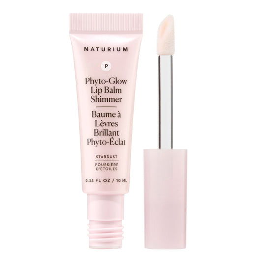 Naturium Phyto-Glow front packaging showing Stardust shade and glossy finish benefit